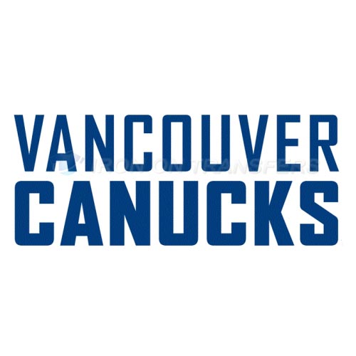 Vancouver Canucks Iron-on Stickers (Heat Transfers)NO.363